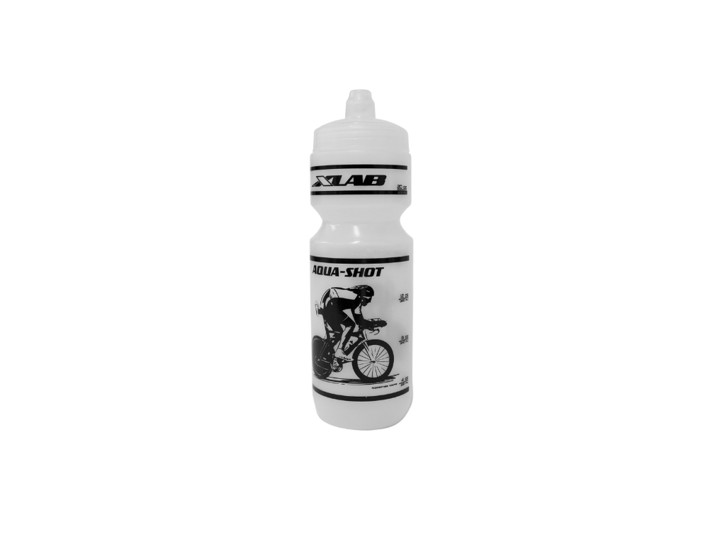 Xlab Aqua Shot Racing Bottle Clear/Black 2228 CYCLOPEDIA