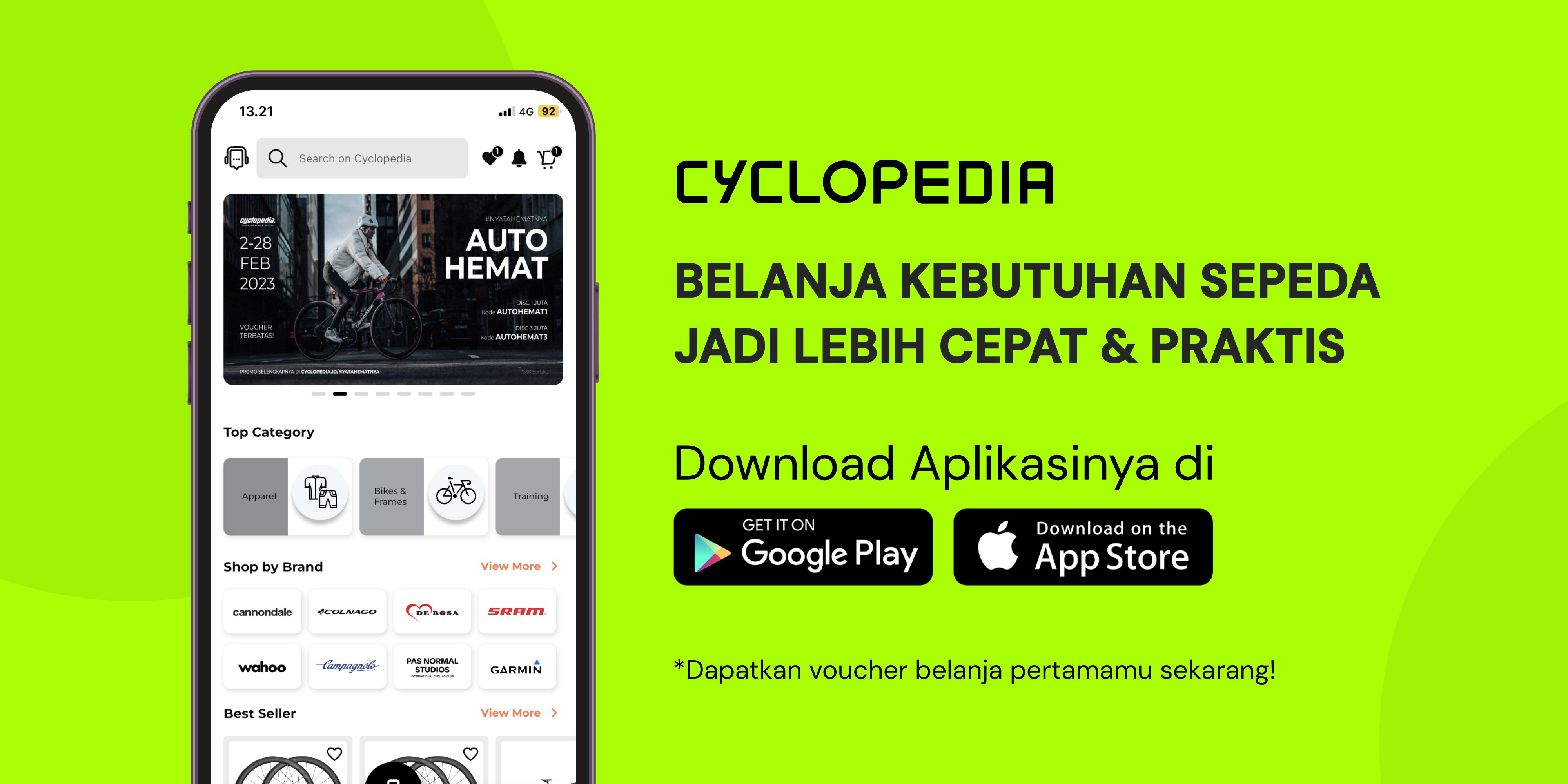 Download Aplikasi Cyclopedia Sekarang! Temukan Promonya Disini