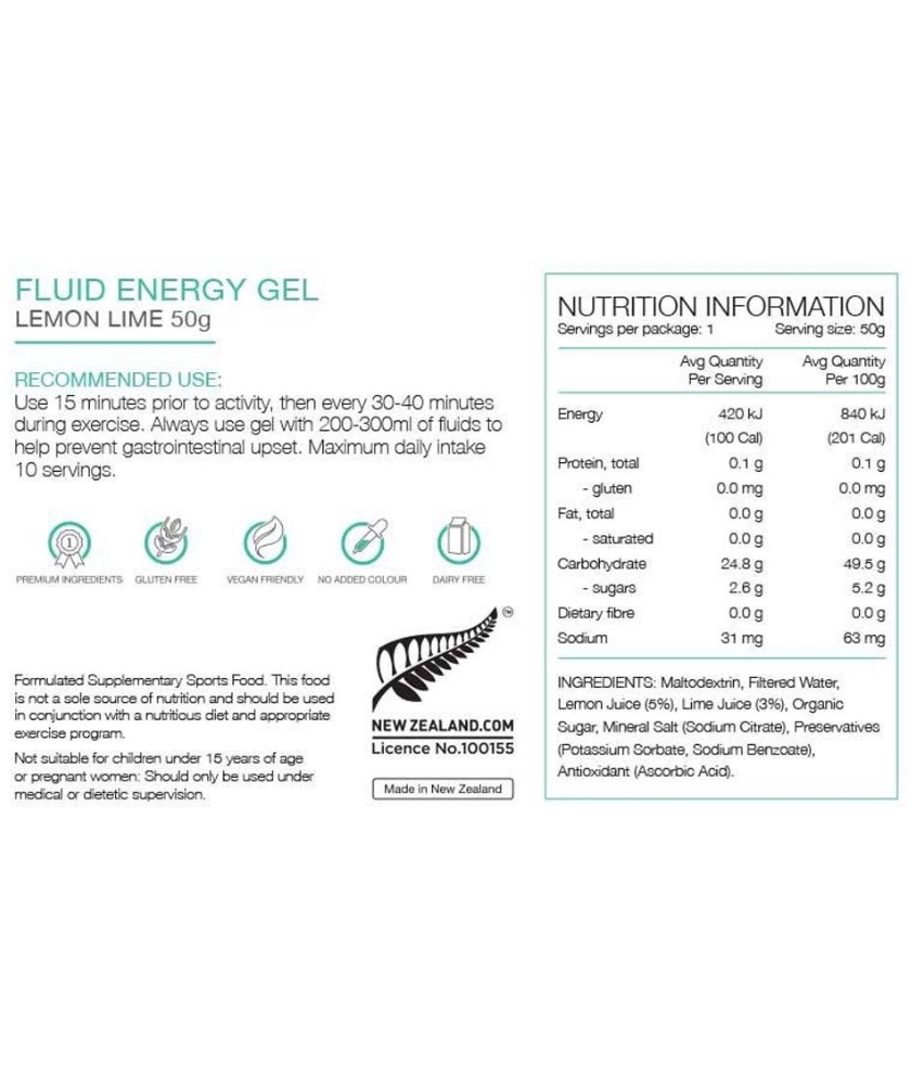 Pure Fluid Energy Gels