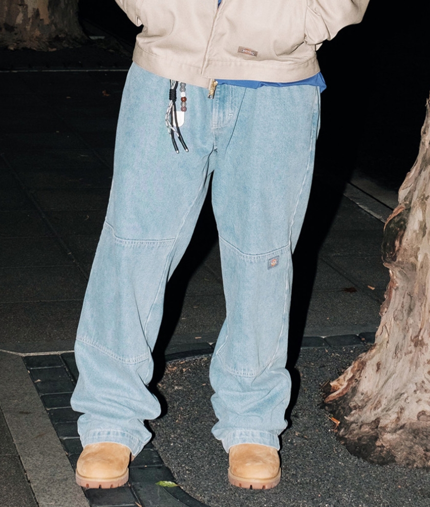 Men's Double Knee Denim Pant