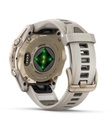 Fenix 8 Sapphire Amoled Soft Gold with Fog Gray/Dark Sandstone Silicone Band
