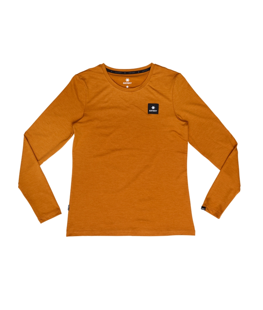 Women's Reflective Logo Pace Long Sleeve