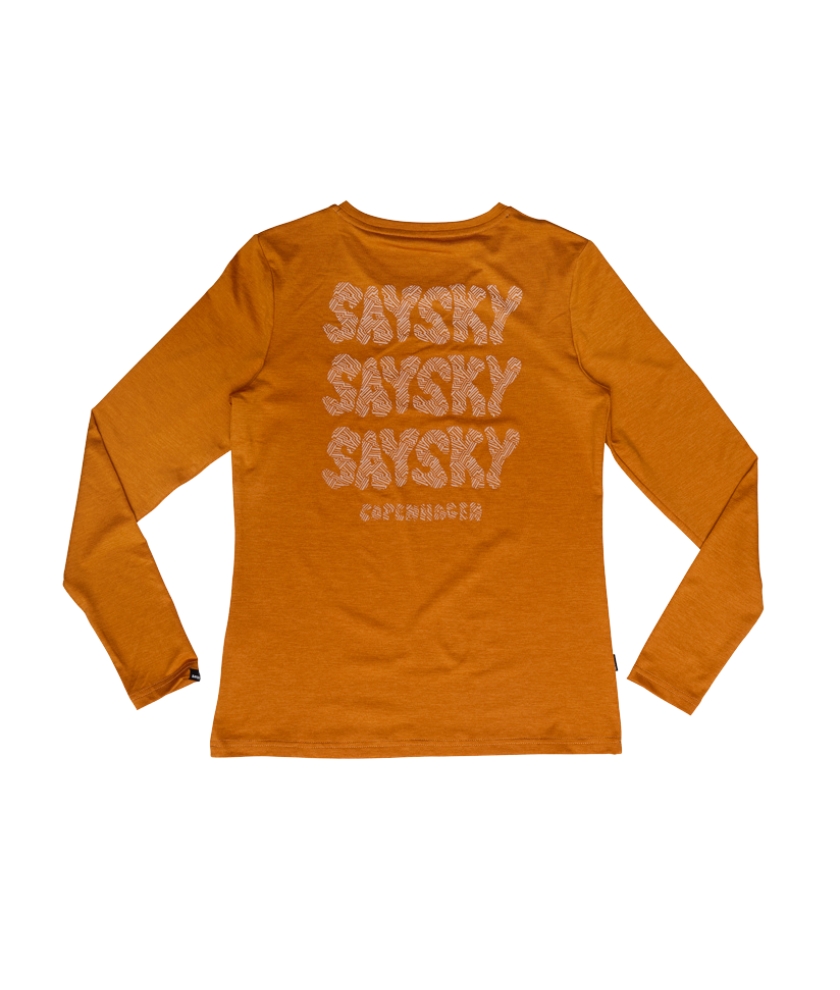 Women's Reflective Logo Pace Long Sleeve