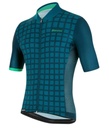 SANTINI 0S MITO GRIDO S/S JERSEY PETROLIO/TEAL SIZE M (0S94075MITOGRID)