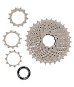 Bicycle Cassette Freewheel 12 Speed All Silver With Extra 8pcs Lonk Rings Inside