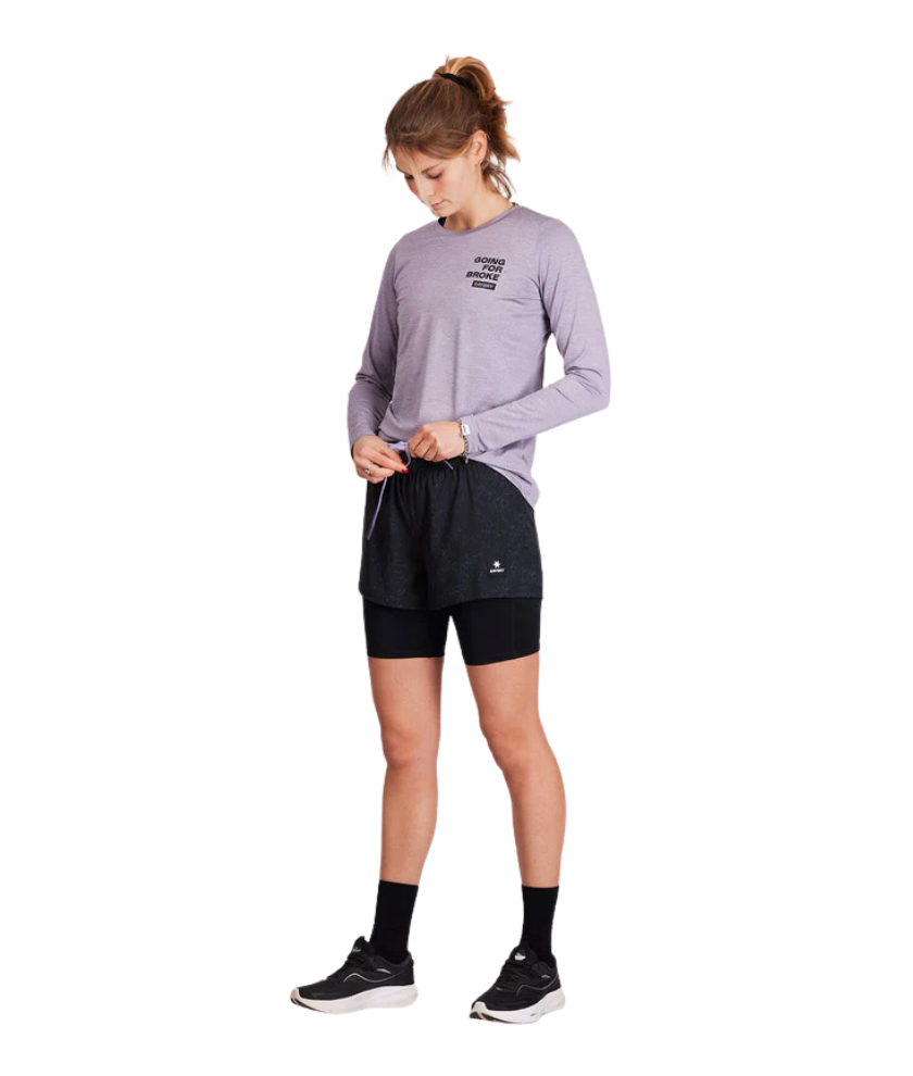 WMNS Map 2 in 1 Pace Shorts 3&quot;