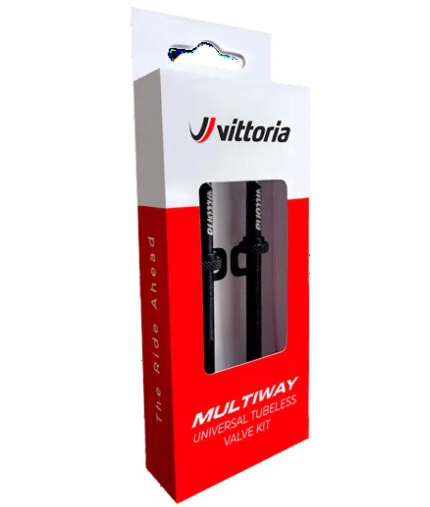 Multiway tubeless valve alloy black