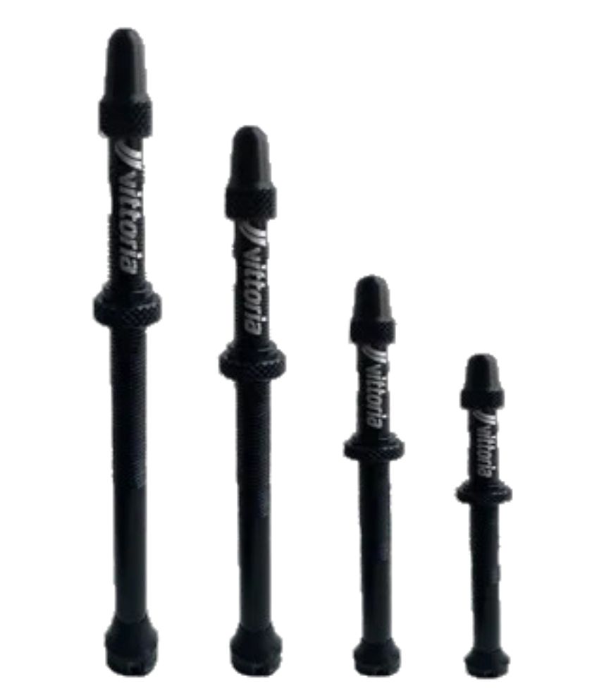 Multiway tubeless valve alloy black