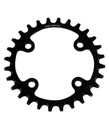 SRAM XX1 Chain Ring 28T 76BCD Alum 6mm Grey 11 Speed 11.6218.004.000