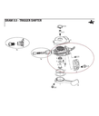 SP SRAM X0 TRIGGER BOLT/SCREW KIT, QTY 1