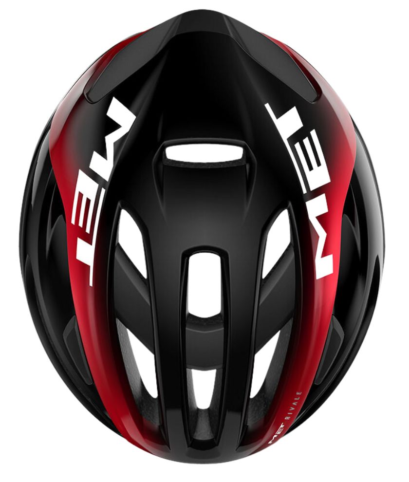 MET HEL RIVALE MIPS CE BLACK RED METALLIC | GLOSSY M (3HM132CE00MNR2)