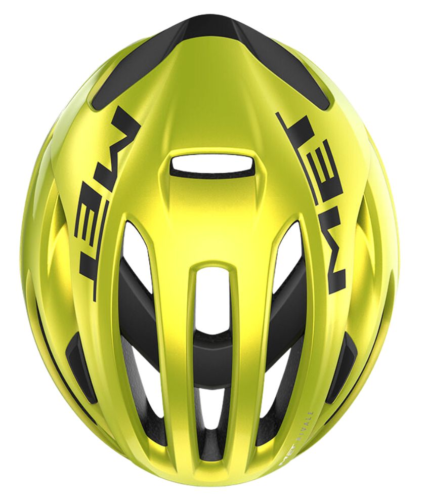 MET HEL RIVALE MIPS CE LIME YELLOW METALLIC | GLOSSY M (3HM132CE00MGI2)