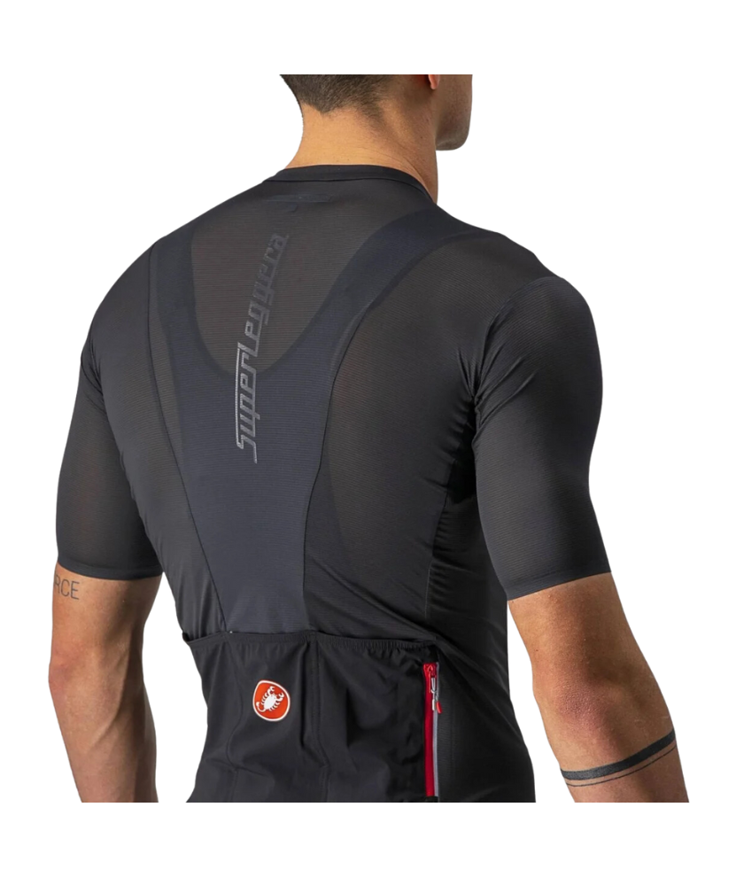 CASTELLI SUPERLEGGERA 2 JERSEY LIGHT BLACK 085 SIZE L (ID 4520017) - GOINDO