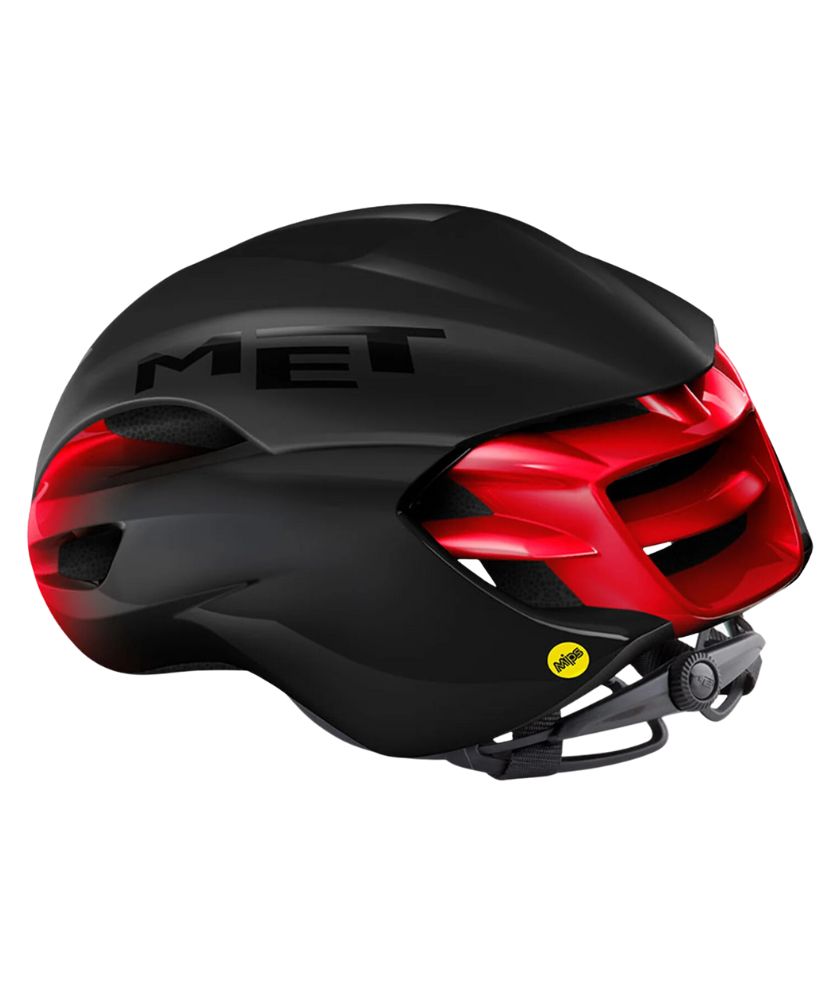 Met Hel Manta Mips Ce Black Red Metallic|Matt Glossy