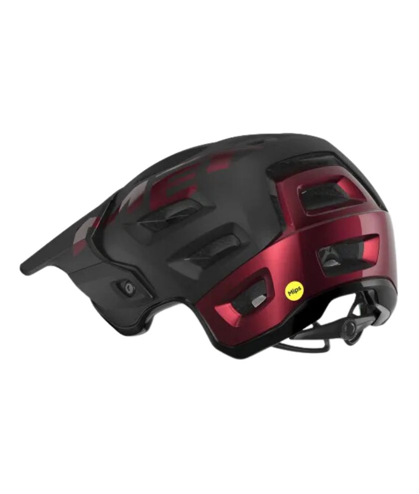 Met Hel Roam Mips Ce Red Black Metallic Glossy