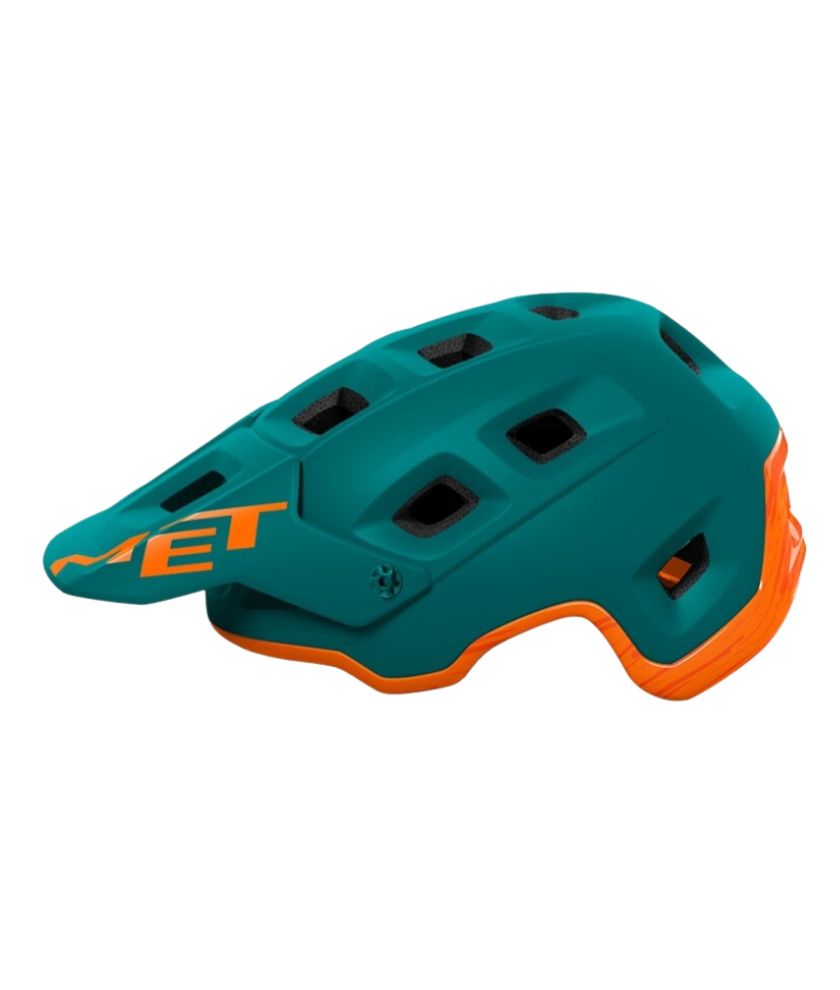 MET HEL TERRANOVA CE ALPINE GREEN ORANGE | MATT GLOSSY L (3HM121CE00LVE1)