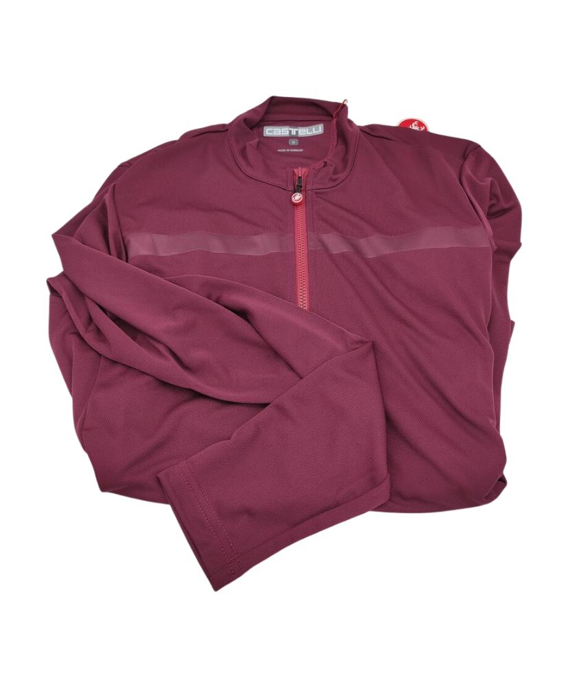 CASTELLI CLASSIFICA LS AF JERSEY BORDEAUX 421 SIZE M (ID 8500452) - GOINDO