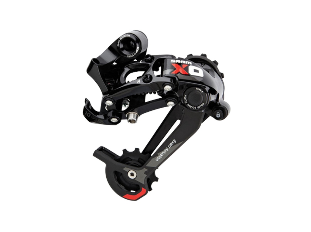 X0 REAR DERAILLEUR TYPE 2 10-SPEED MEDIUM CAGE