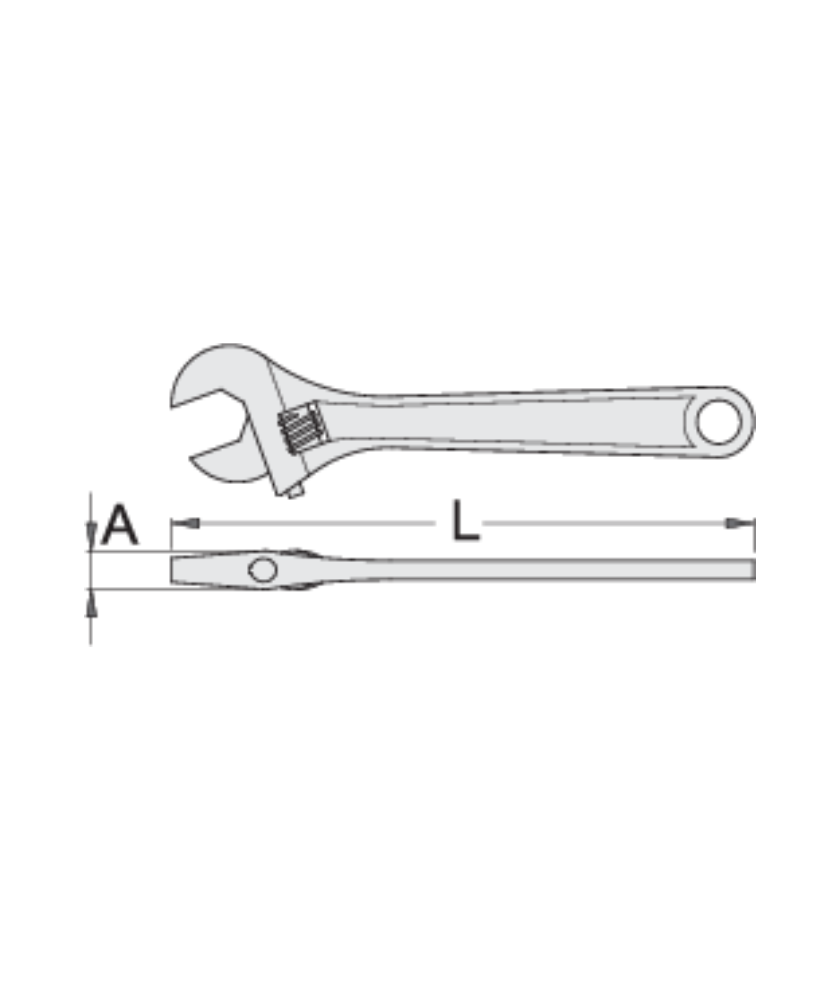 UNIOR 250/1 ADJUSTABLE WRENCH 150 2019 611918