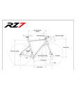 FRAME SET PLATINUM RZ7 S-53