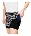 W Stripe Pace 2 in 1 Shorts 3&quot;