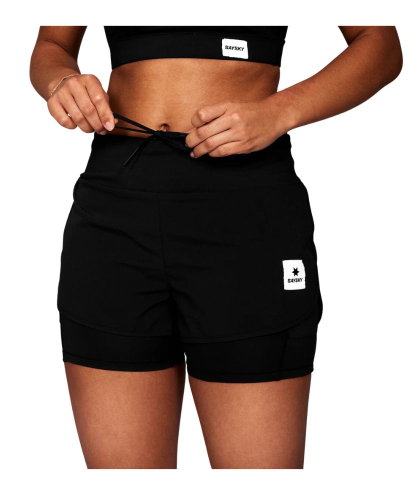 W Pace 2 in 1 Shorts 3&quot;