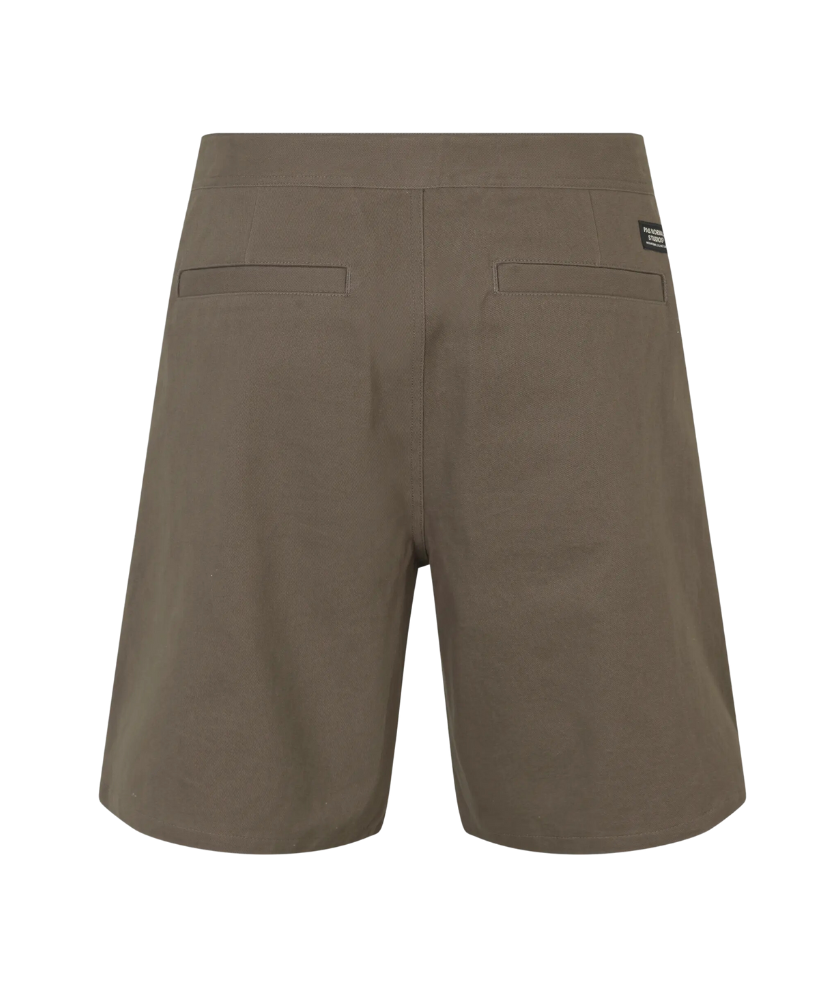 Off-Race Cotton Twill Shorts