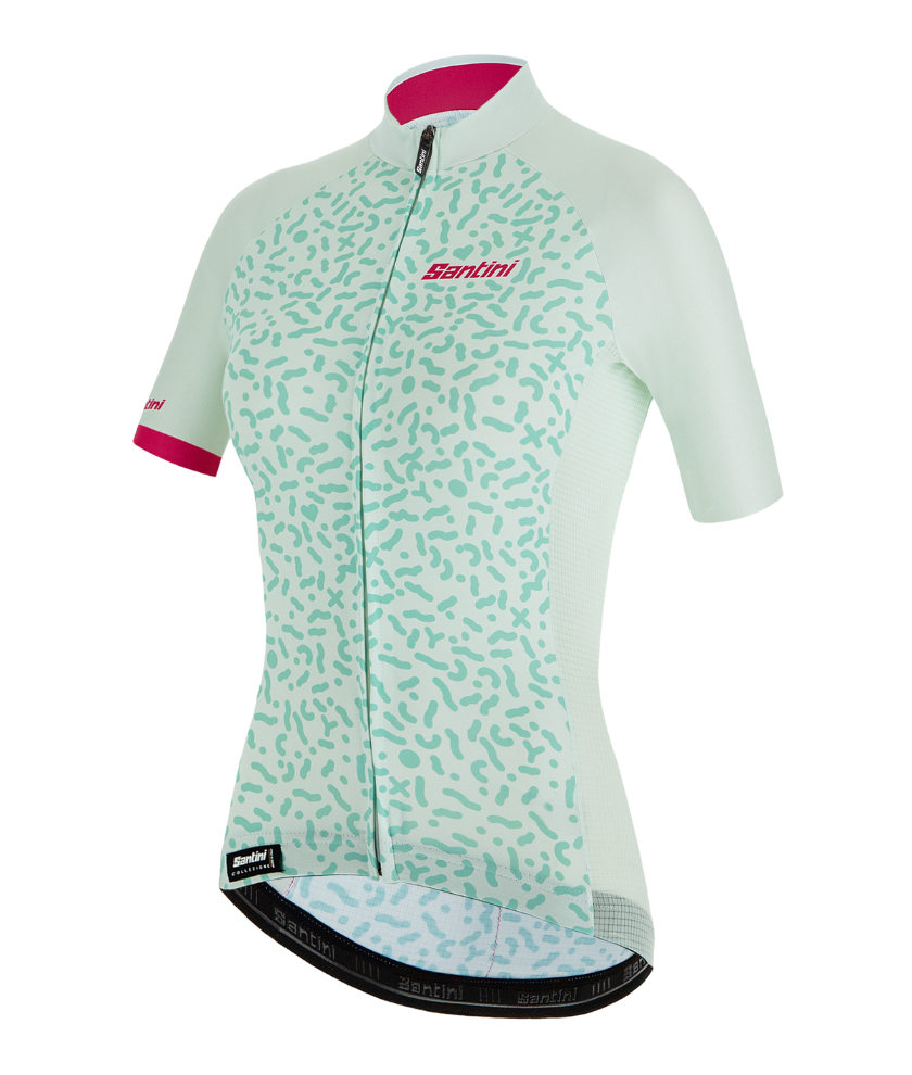 SANTINI 0S TONO CHROMOSOME S/S JERSEY FOR LADY VERDE RUGIADA/DEWY SIZE XL (0S940L75TONOCHRO)