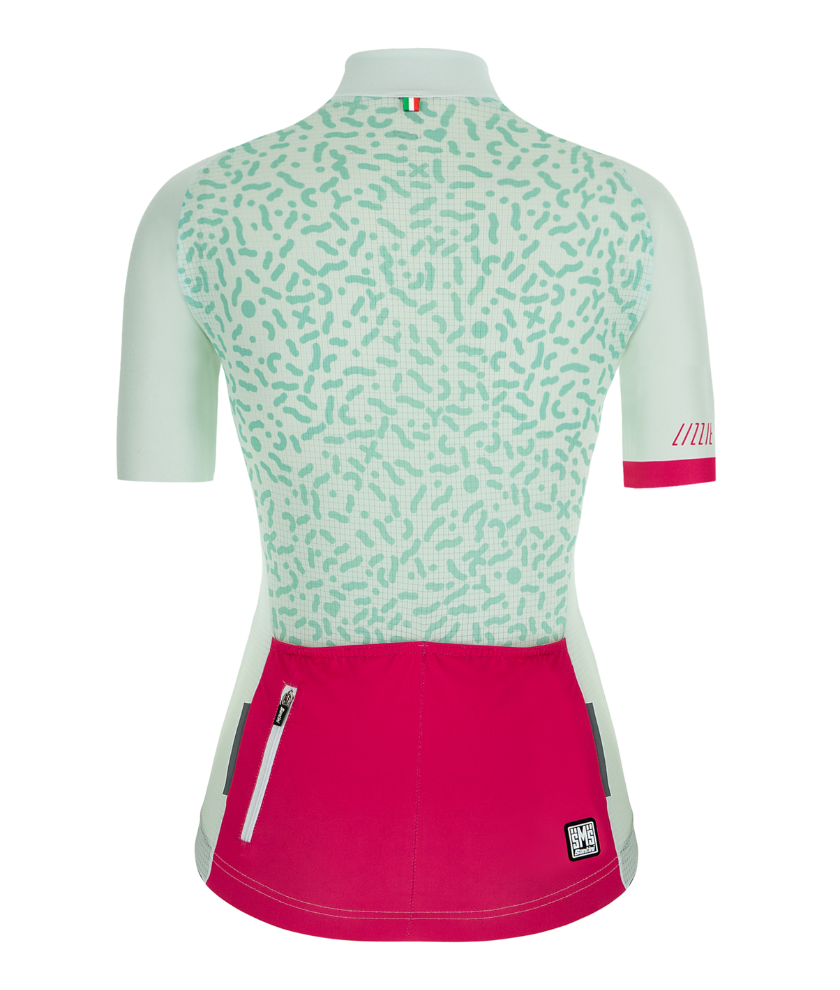 SANTINI 0S TONO CHROMOSOME S/S JERSEY FOR LADY VERDE RUGIADA/DEWY SIZE XL (0S940L75TONOCHRO)