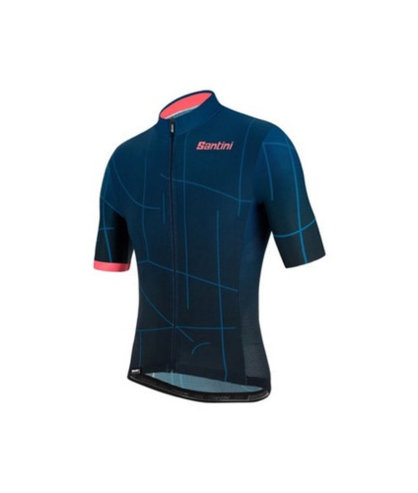 SANTINI 0S TONO PURO S/S JERSEY BLU SPAZIO/SPACE SIZE S (0S94075TONOPURO)