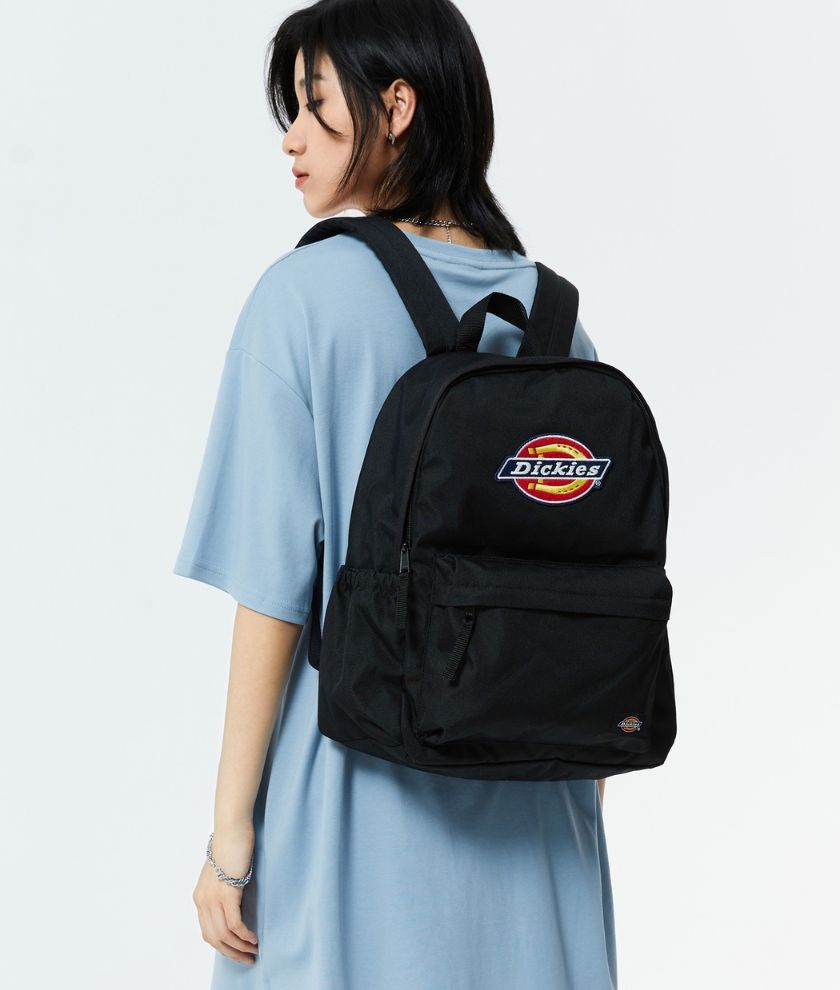 Polyster Brand Logo Badge Backpack