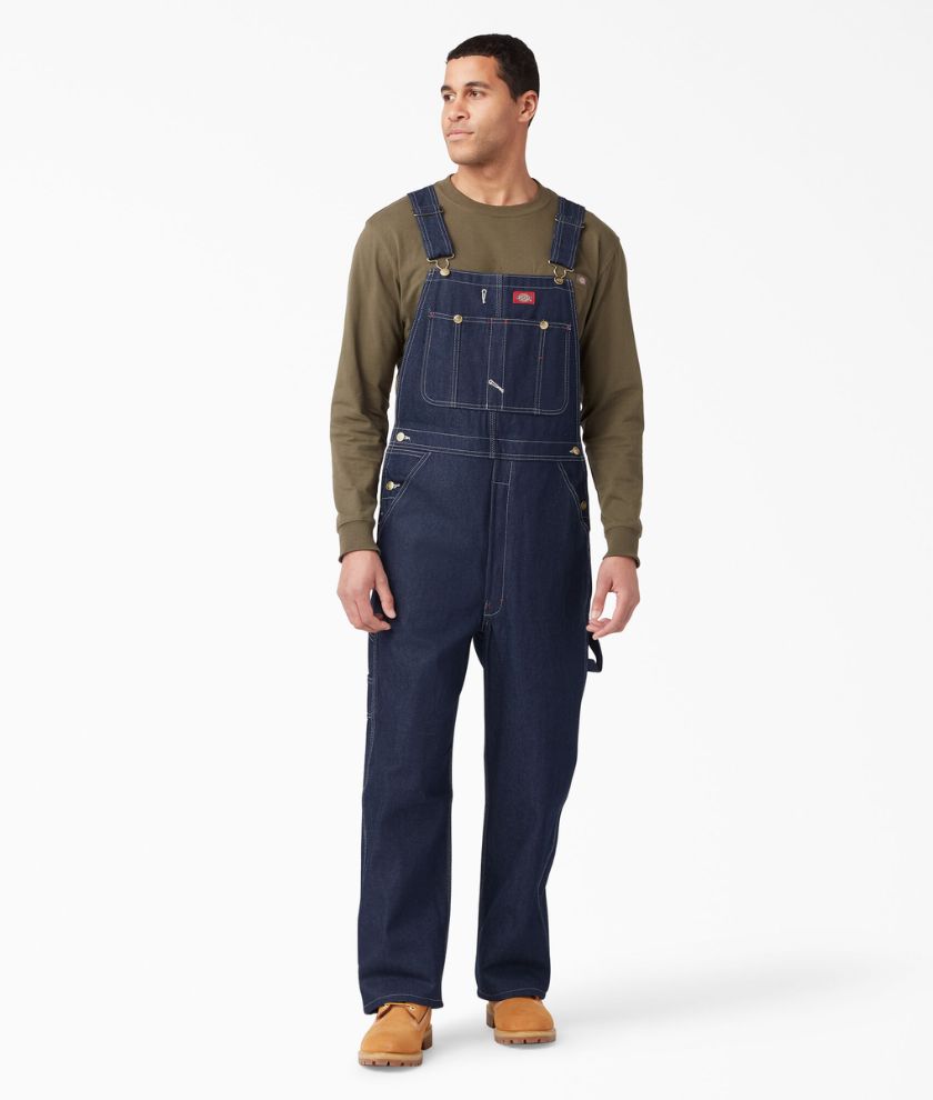 Mens Indigo Denim Bib Overall