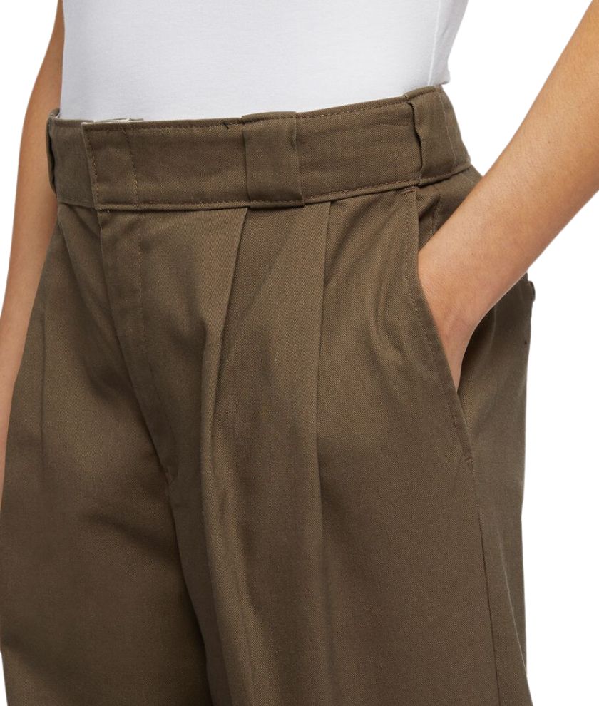 Women Double Pleated Pants