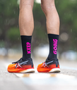 Running Sock Keep Going Black