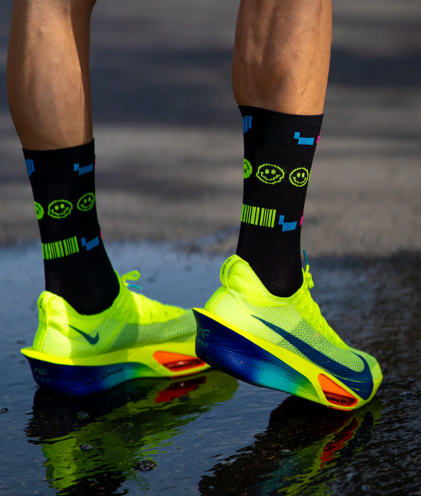 Running Socks 80´S Night Black