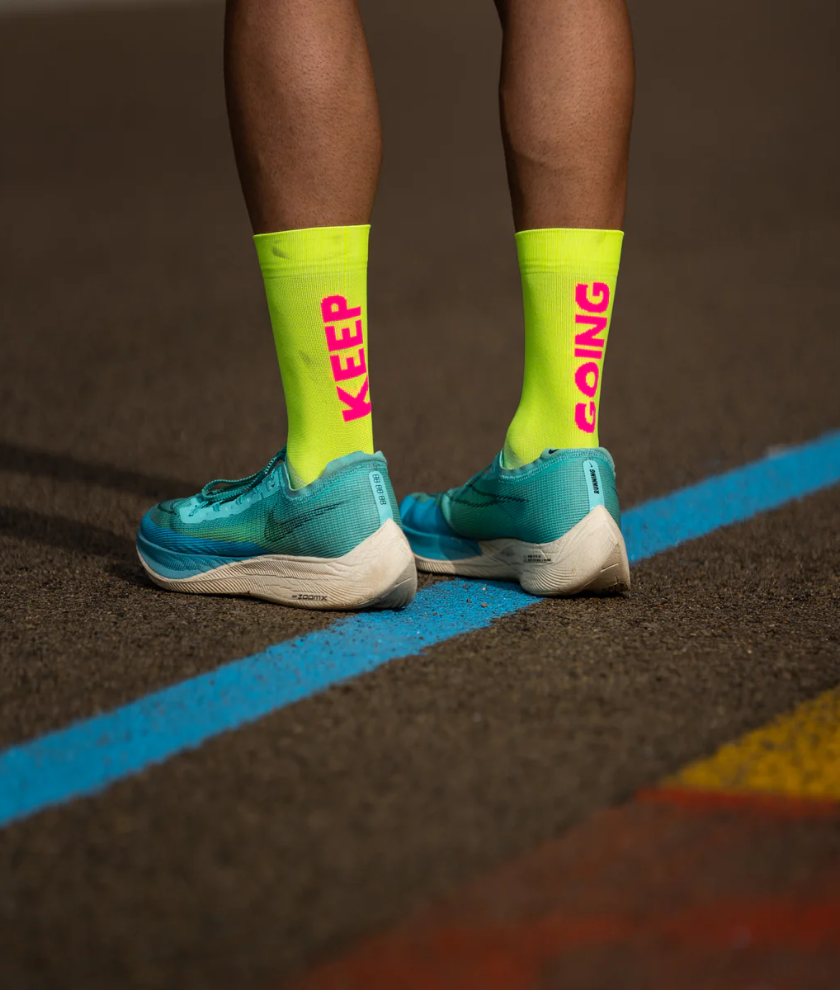 Running Socks Keep Going Yellow