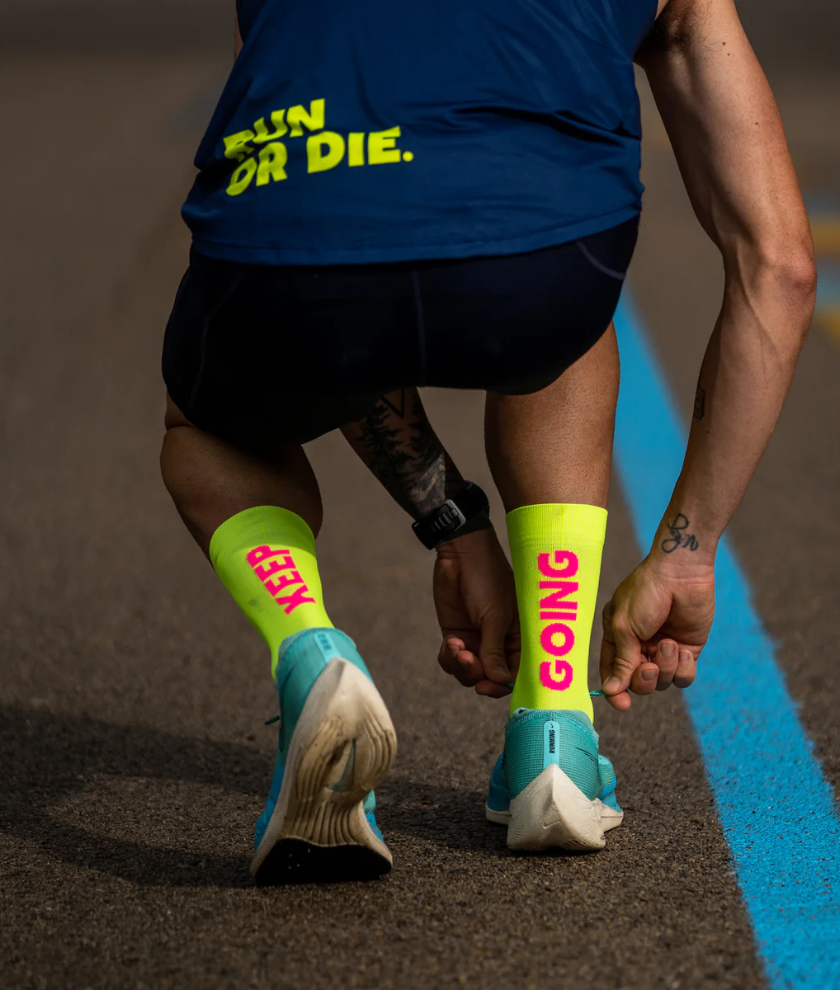 Running Socks Keep Going Yellow