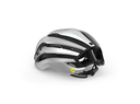 Trenta 3K Carbon Mips Road Cycling Helmet (White Silver Metallic/Matt)