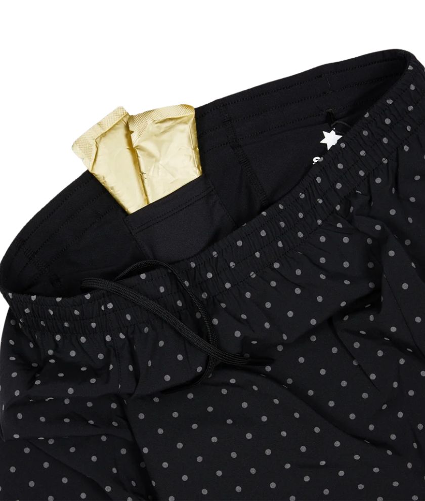 Reflective Polka Pace 2 In 1 Shorts 5&quot;