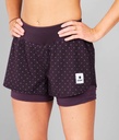 W Reflective Polka Pace 2 In 1 Shorts 3&quot;