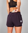 W Reflective Polka Pace 2 In 1 Shorts 3&quot;