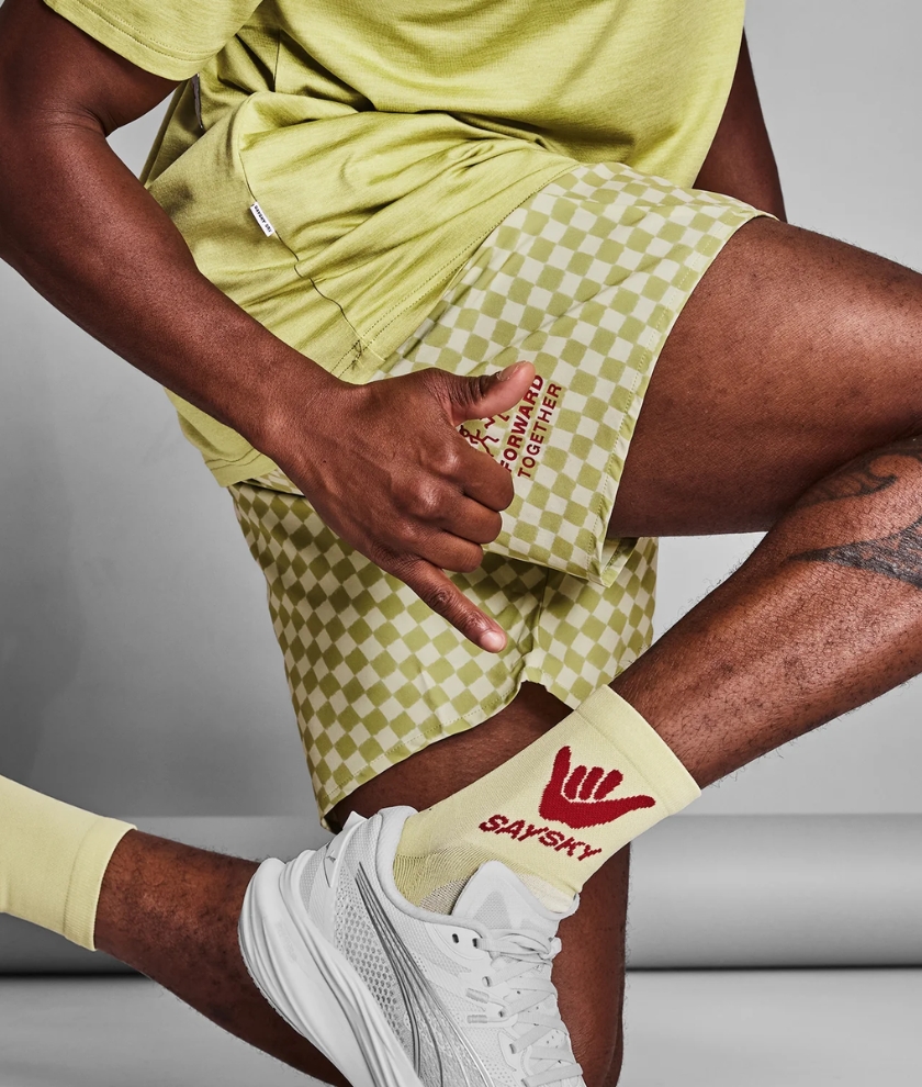 Checker Pace 2 in 1 Shorts 5''