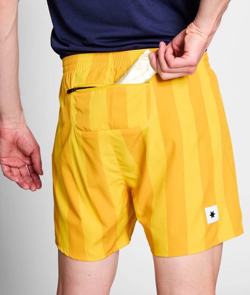 Stripe Pace Shorts 5''