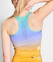 W Drip Dye Combat Crop Top