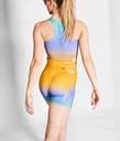 W Drip Dye Combat Crop Top