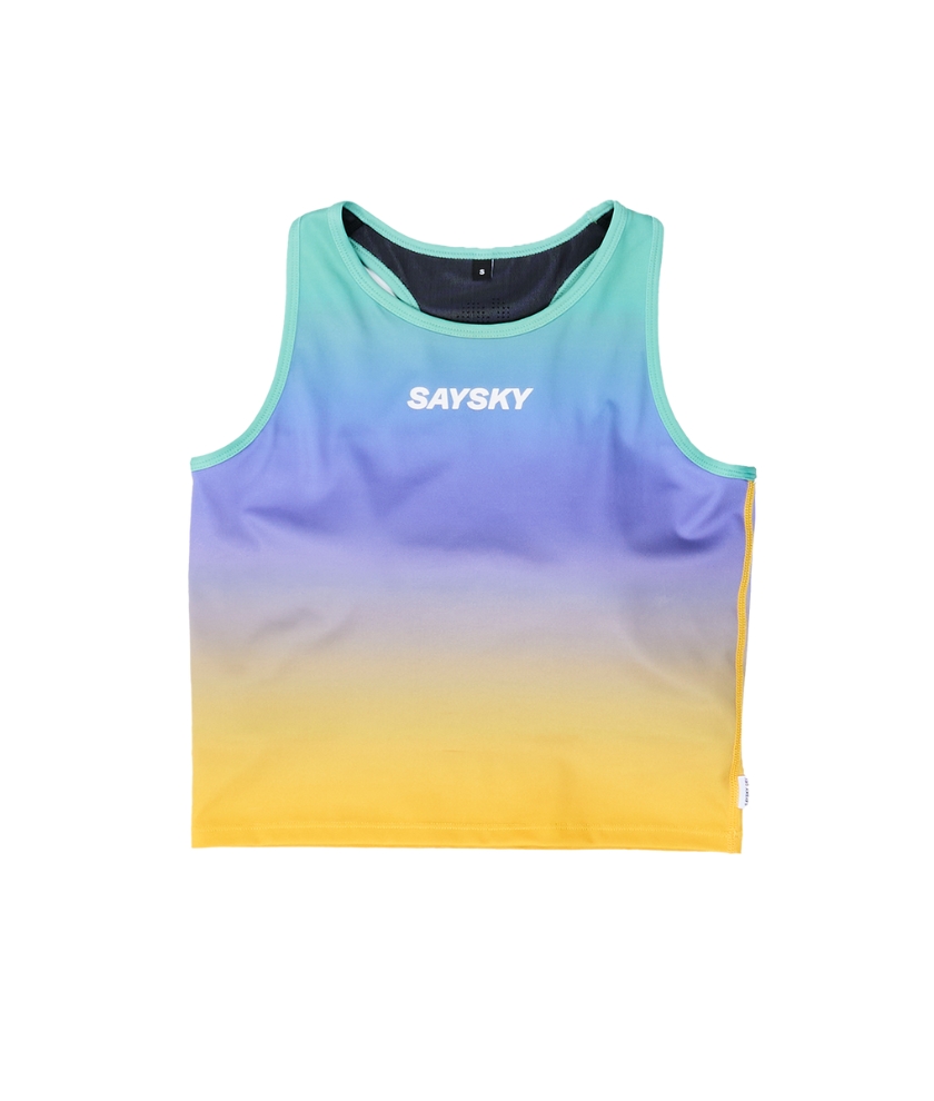 W Drip Dye Combat Crop Top