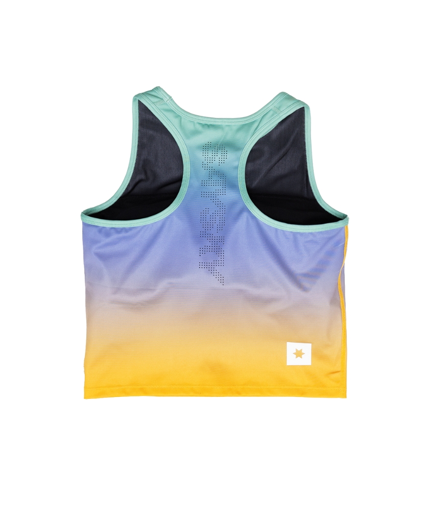 W Drip Dye Combat Crop Top