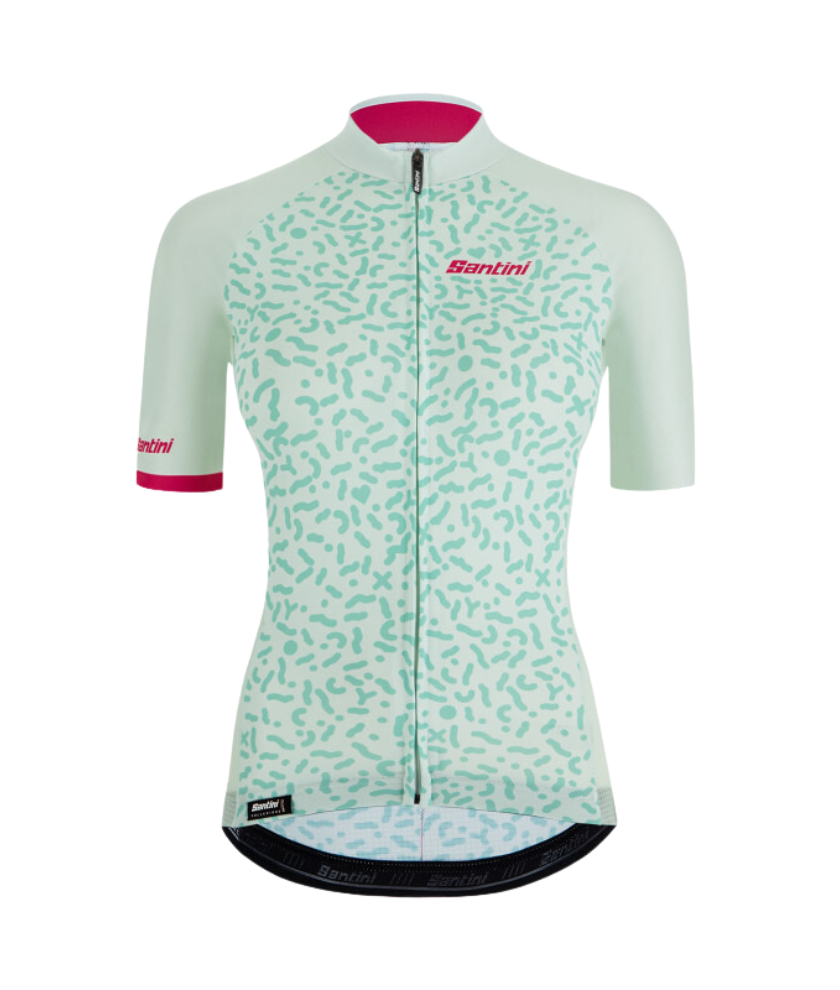 SANTINI 0S TONO CHROMOSOME S/S JERSEY FOR LADY VERDE RUGIADA/DEWY SIZE XL (0S940L75TONOCHRO)