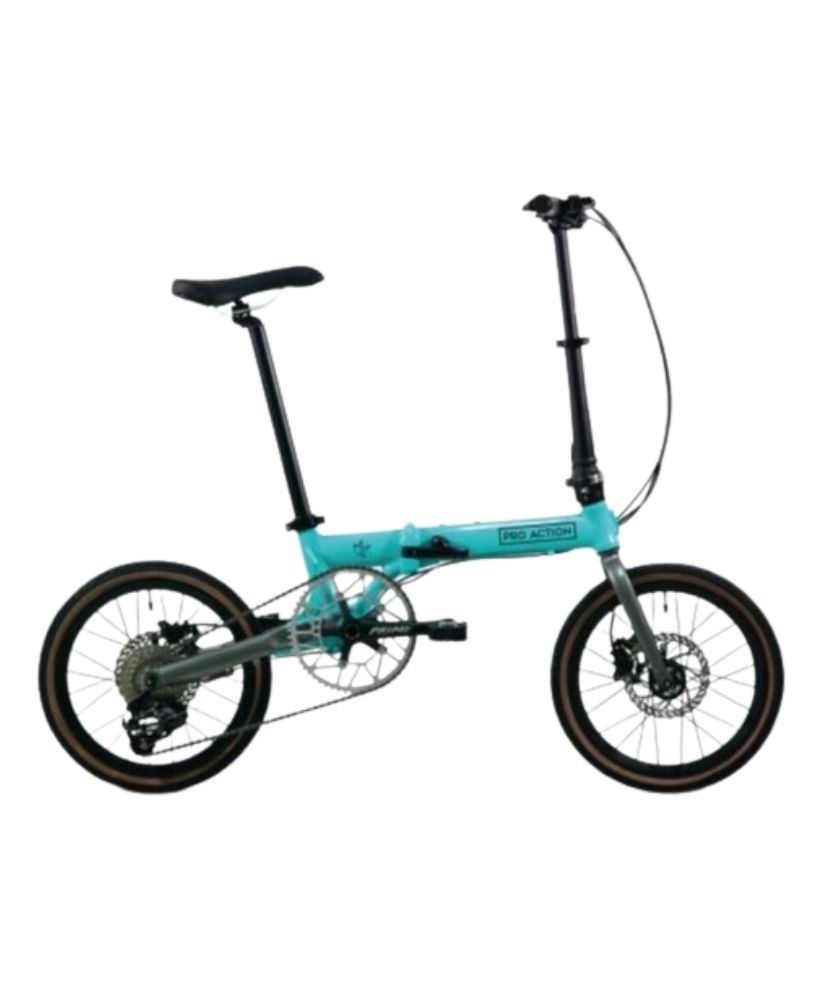 Bicycle Folding 16 Inch Falcon Turquoise Blue 2020