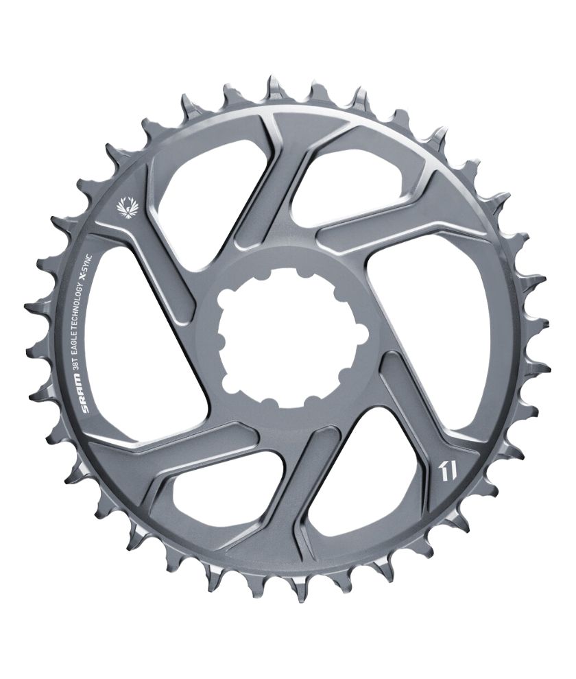 SRAM CHAIN RING X-SYNC 2 38T DIRECT MOUNT 3MM OFFSET BOOST EAGLE POLAR GREY 11.6218.042.009